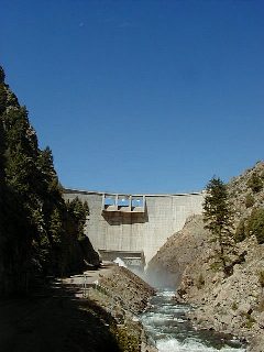 Strontia Dam, Waterton Canyon